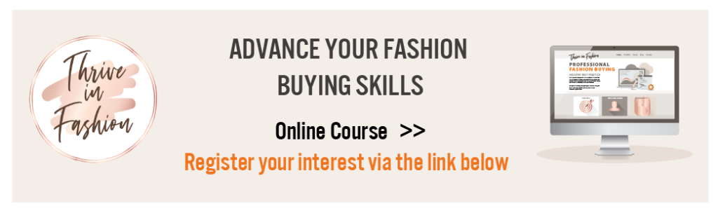 Notice for Online Thrive in Fashion Program