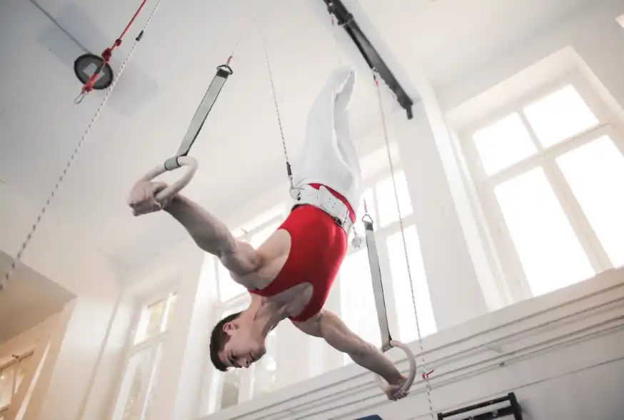 Gymnast on Rings