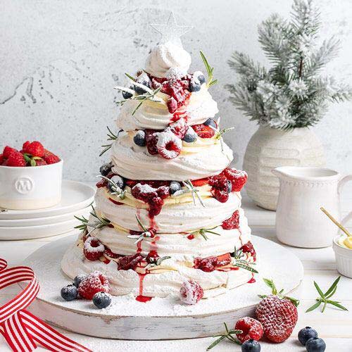 Pavlova Tree Cake