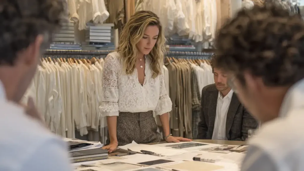 Fashion Buyer in Meeting