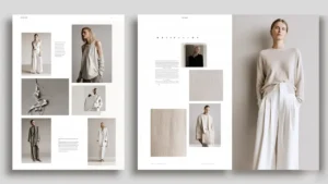 Resume CV template Fashion Buyers portfolio