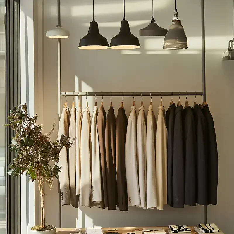 In Store Garment Rail